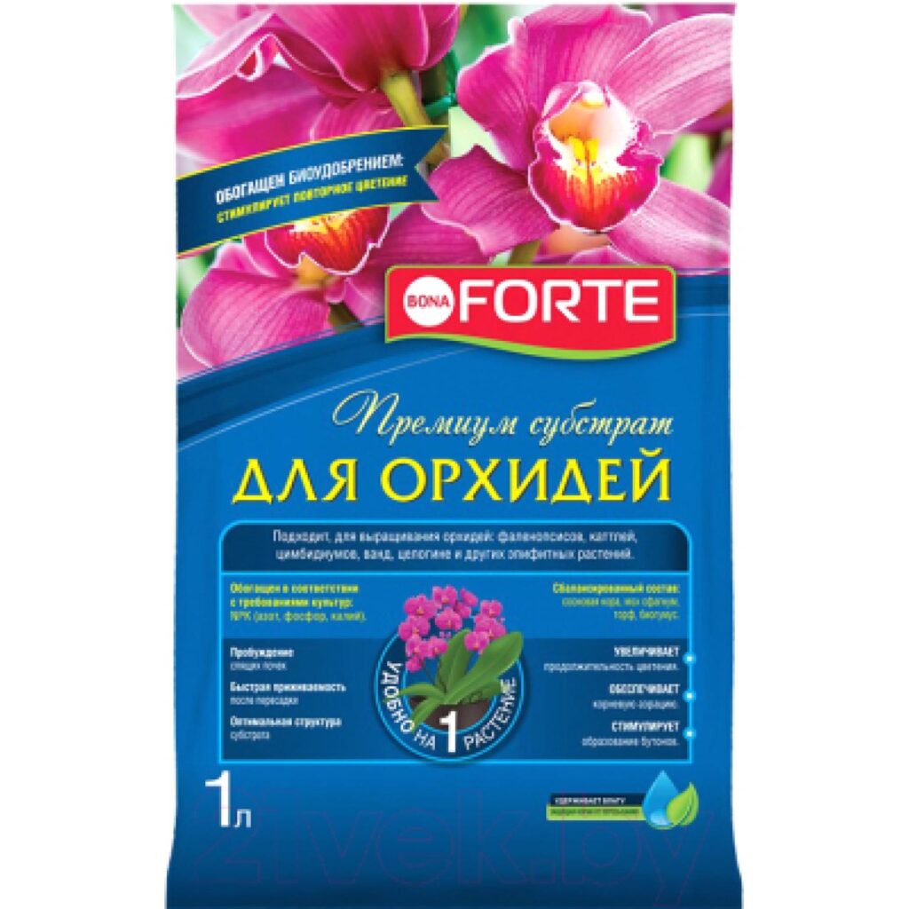 Субстрат Bona Forte Премиум для орхидей